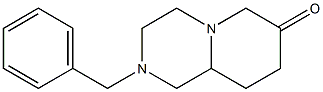2-苄基六氢-2H-吡啶并[1,2-A]吡嗪-7(6H)-酮 结构式