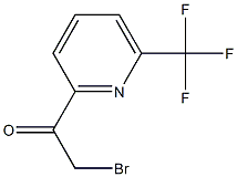 2-溴-1-(6-(三氟甲基)吡啶-2-基)乙-1-酮 结构式