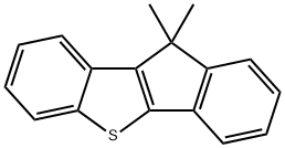 10,10-二甲基-10H-5-硫杂 - 茚并[2,1-A]茚 结构式