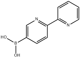 2,2'-联吡啶]-5-基硼酸 结构式