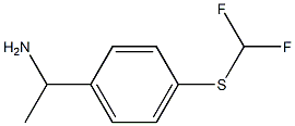 1-(4-((二氟甲基)硫代)苯基)乙-1-胺 结构式