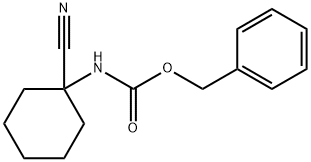 benzyl N-(1-cyanocyclohexyl)carbamate 结构式