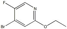 4-bromo-2-ethoxy-5-fluoropyridine 结构式