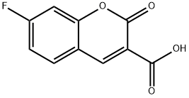 7-fluoro-2-oxo-2H-chromene-3-carboxylic acid 结构式