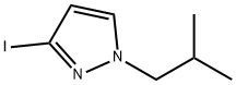 3-碘-1-异丁基-1H-吡唑 结构式