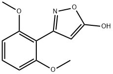 3-(2,6-dimethoxyphenyl)-1,2-oxazol-5-ol 结构式