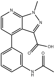 4-(3-Acetylamino-phenyl)-1-methyl-1H-pyrazolo[3,4-b]pyridine-3-carboxylic acid