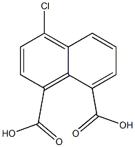 4-chloronaphthalene-1,8-dicarboxylic acid 结构式