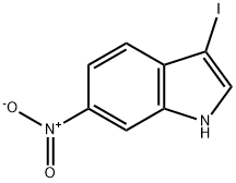 3-iodo-6-nitro-1H-indole 结构式