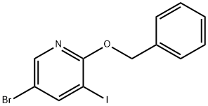2-(苄氧基)-5-溴-3-碘吡啶 结构式