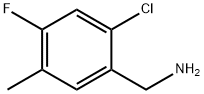 2-Chloro-4-fluoro-5-methylbenzylamine 结构式