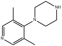 1-(3,5-dimethylpyridin-4-yl)piperazine 结构式