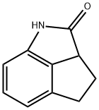 3,4-Dihydro-1H-cyclopenta[cd]indol-2(2aH)-one 结构式