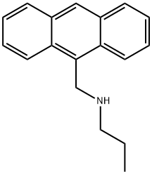 [(anthracen-9-yl)methyl](propyl)amine 结构式