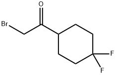 2-溴-1-(4,4-二氟环己基)乙烷-1-酮 结构式