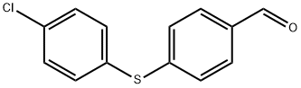 4-[(4-氯苯基)硫烷基]苯甲醛 结构式