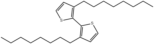 3,3-二辛基-2,2-联噻吩 结构式