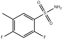 2,4-Difluoro-5-methylbenzenesulfonamide 结构式