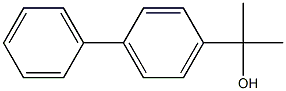 2-(4-Biphenylyl)-2-propanol 结构式