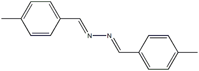 bis(4-methylbenzylidene)hydrazine 结构式