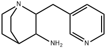 2-(吡啶-3-基甲基)奎宁环-3-胺 结构式