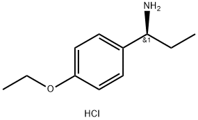 (1S)-1-(4-ETHOXYPHENYL)PROPYLAMINE HYDROCHLORIDE 结构式