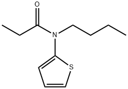 N-butyl-N-(thiophen-2-yl)propanamide 结构式