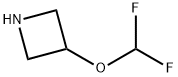 3-(DIFLUOROMETHOXY)AZETIDINE 结构式