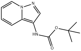 吡唑并[1,5-A]吡啶-3-基氨基甲酸叔丁酯 结构式