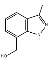 (3-Iodo-1H-indazol-7-yl)-methanol 结构式