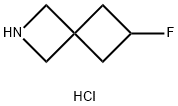 6-FLUORO-2-AZASPIRO[3.3]HEPTANE HCL 结构式