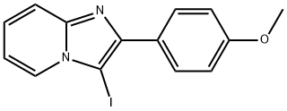 3-iodo-2-(4-methoxyphenyl)imidazo[1,2-a]pyridine 结构式