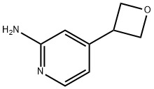 4-(OXETAN-3-YL)PYRIDIN-2-AMINE 结构式