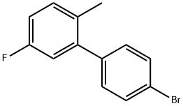 4-BROMO-5-FLUORO-2-METHYL-1,1-BIPHENYL 结构式