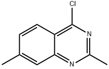 4-氯-2,7-二甲基喹唑啉 结构式