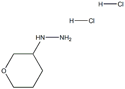 (噁烷-3-基)肼二盐酸 结构式