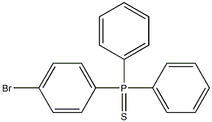 Phosphine sulfide, (4-bromophenyl)diphenyl- 结构式