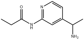 N-(4-(1-aminoethyl)pyridin-2-yl)propionamide 结构式