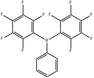 BIS(2,3,4,5,6-PENTAFLUOROPHENYL)-PHENYLBORANE 结构式