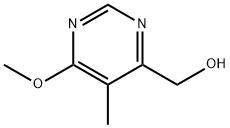 (6-甲氧基-5-甲基嘧啶-4-基)甲醇 结构式