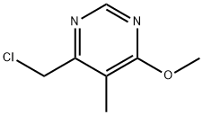 4-(氯甲基)-6-甲氧基-5-甲基嘧啶 结构式
