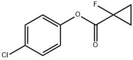 4-chlorophenyl 1-fluorocyclopropanecarboxylate 结构式