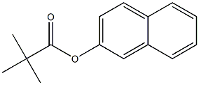 PROPANOIC ACID,2,2-DIMETHYL-, 2-NAPHTHALENYL ESTER 结构式