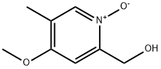 2-羟甲基-4-甲氧基-5-甲基吡啶氮氧化物 结构式
