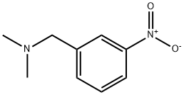 (3-硝基苯基)-N,N-二甲基甲胺 结构式