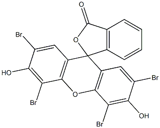 2',4',5',7'-tetrabromofluorescein 结构式