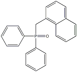 Phosphine oxide,(1-naphthalenylmethyl)diphenyl- 结构式