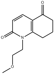 1-(2-METHOXYETHYL)-7,8-DIHYDROQUINOLINE-2,5(1H,6H)-DIONE 结构式