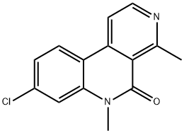 8-chloro-4,6-dimethyl-5H,6H-benzo[c]2,7-naphthyridin-5-one 结构式