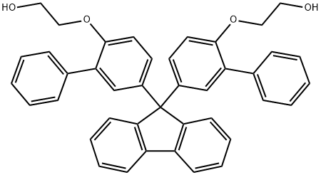 9,9-二[3-苯基-4-(2-羟基乙氧基)苯基]芴 结构式